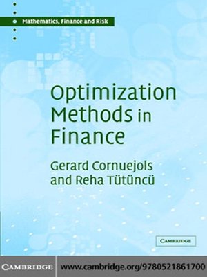 cover image of Optimization Methods in Finance